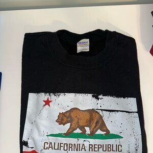 Gildan Black California Republic Sweatshirt